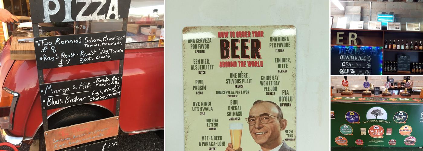 Quantock Brewery Menu