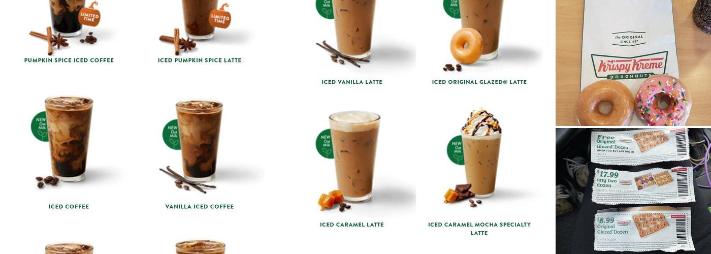 Krispy Kreme Menu