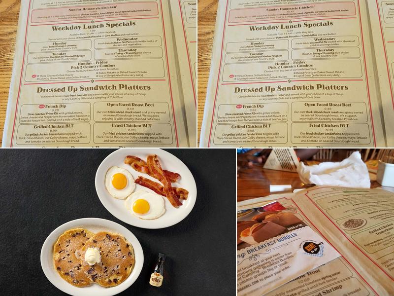 Cracker Barrel Old Country Store Menu