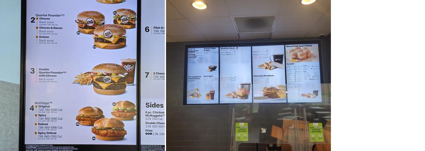 McDonald's Menu