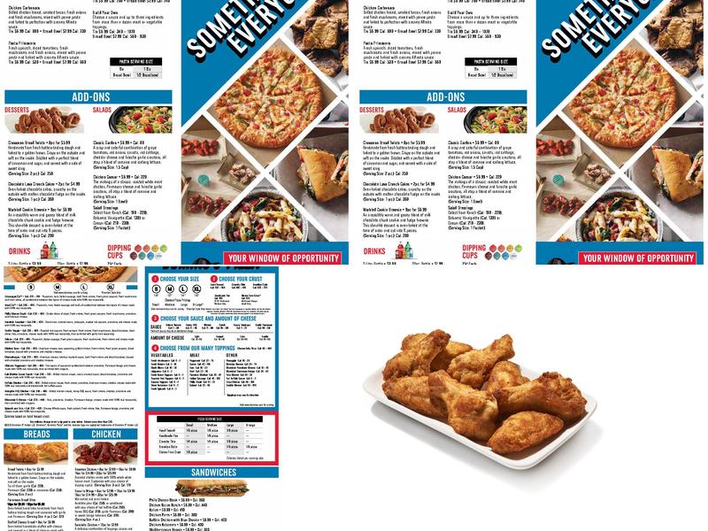 Domino's Pizza Menu
