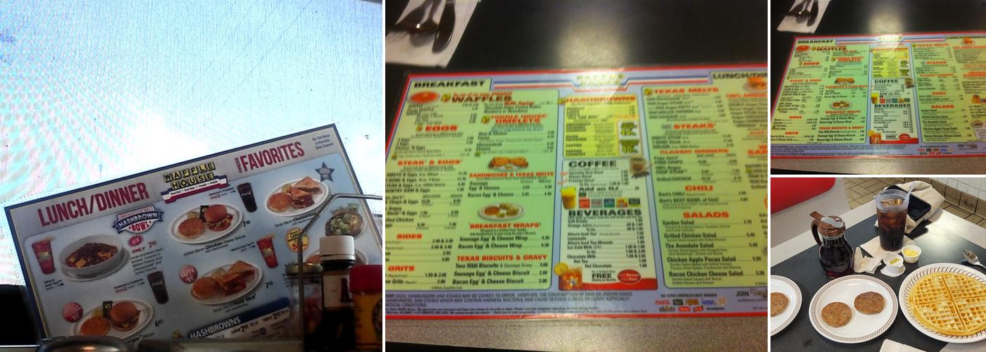 Waffle House Menu
