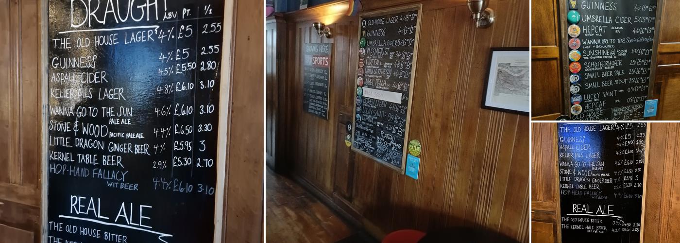 The Old Justice Menu