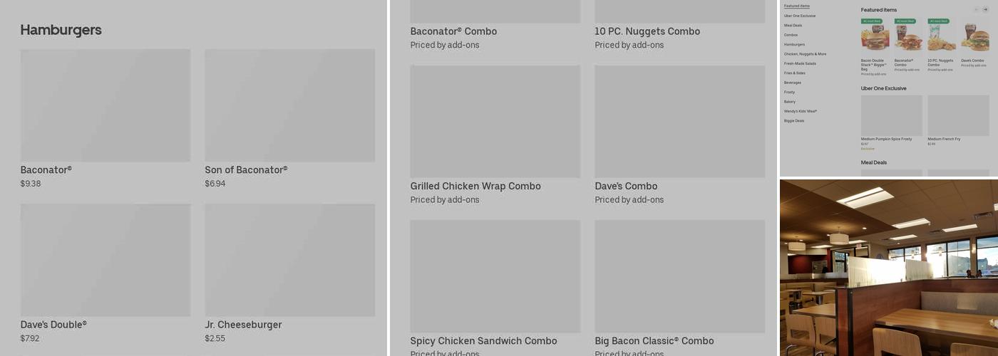 Wendy's Menu