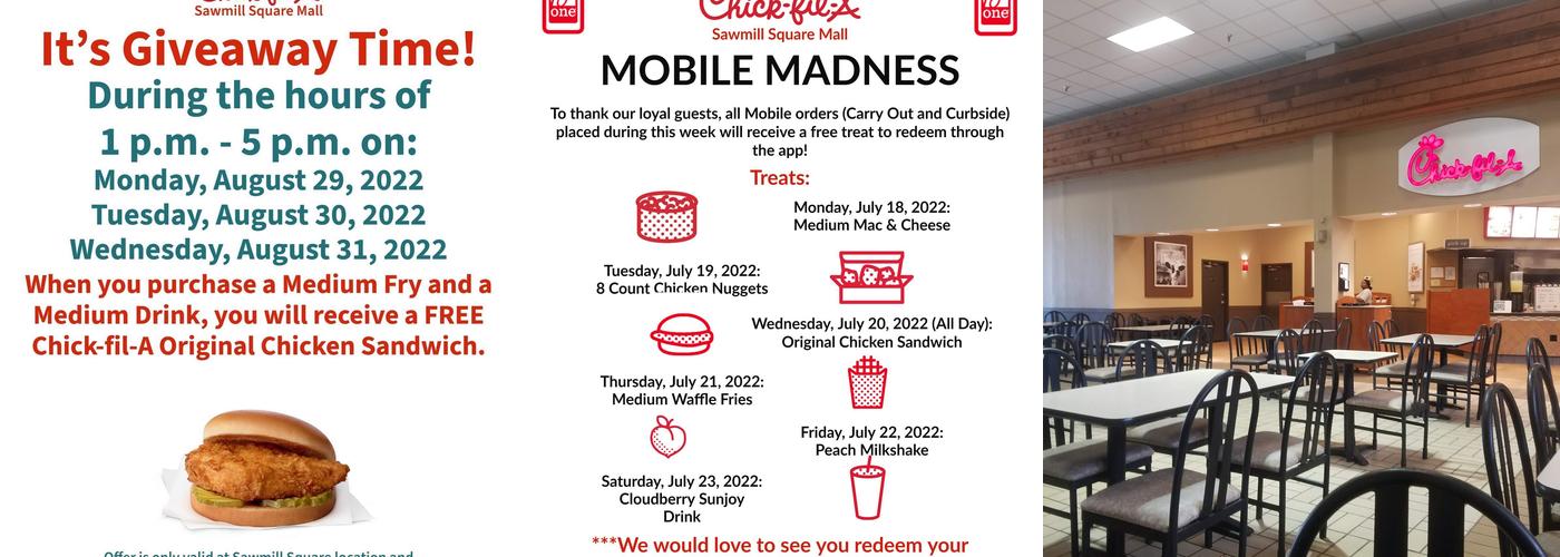Chick-fil-A Menu