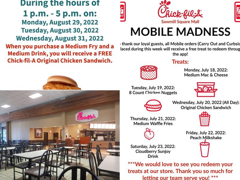Chick-fil-A Menu