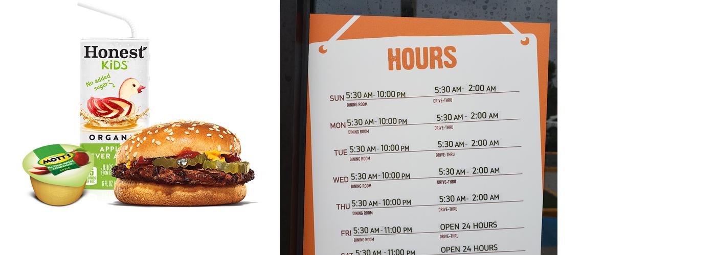 Burger King Menu