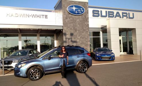 Hadwin White Subaru