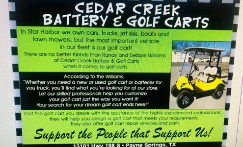 Cedar Creek Battery & Golf Carts