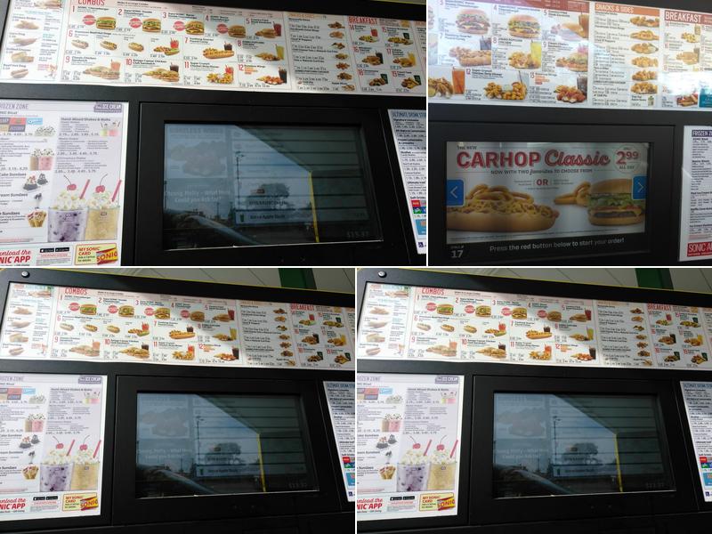Sonic Drive-In Menu