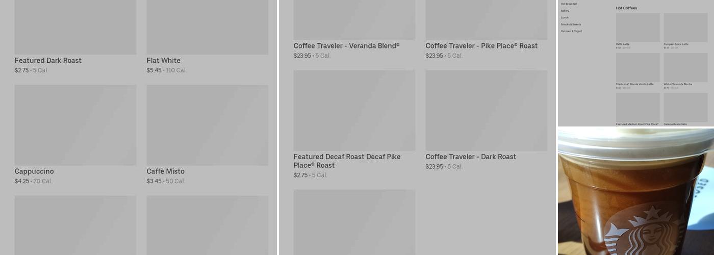 Starbucks Menu