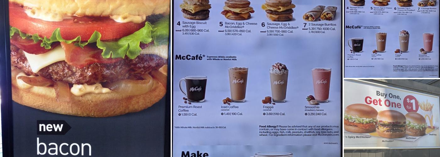 McDonald's Menu