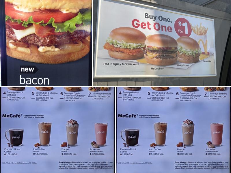 McDonald's Menu