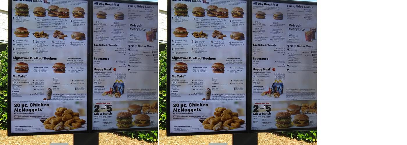 McDonald's Menu