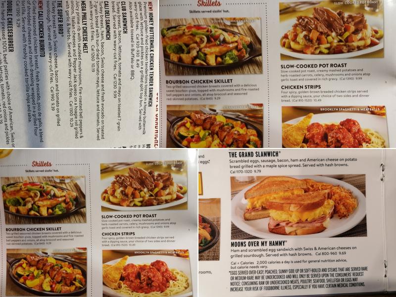 Denny's Menu