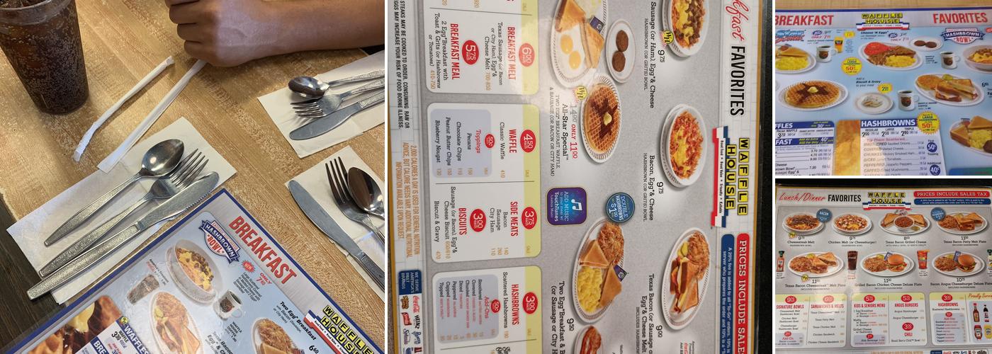 Waffle House Menu