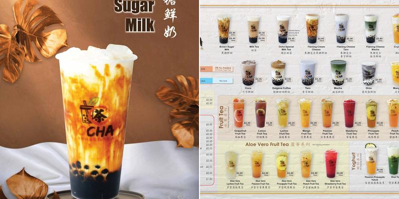 Ocha bubble tea(Farnham) Menu