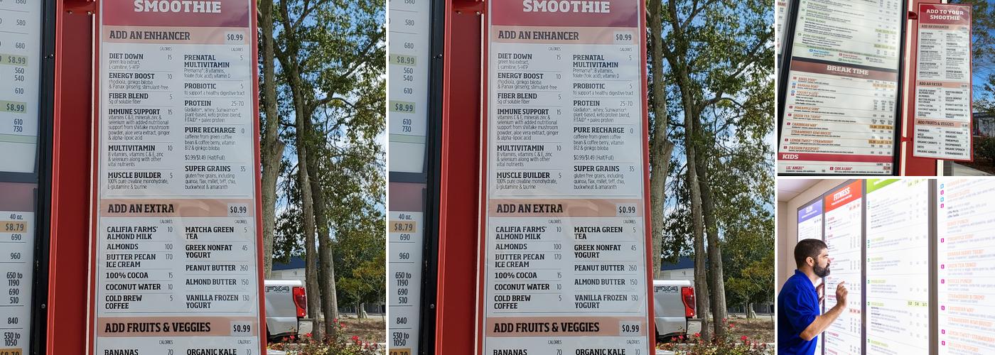 Smoothie King Menu