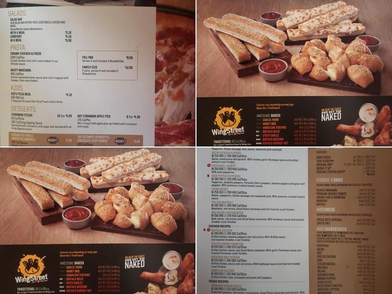 Pizza Hut Menu