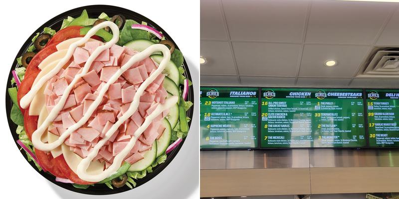 Subway Menu