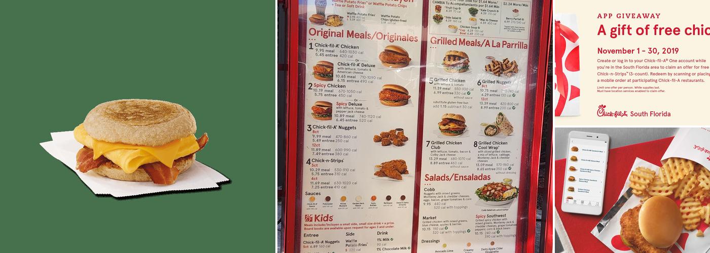 Chick-fil-A Menu