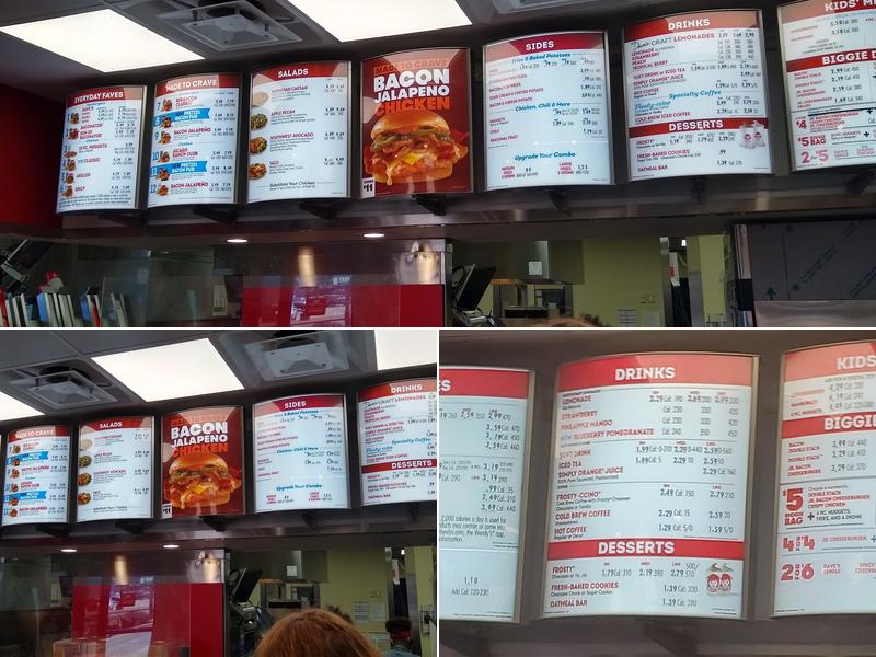 Wendy's Menu