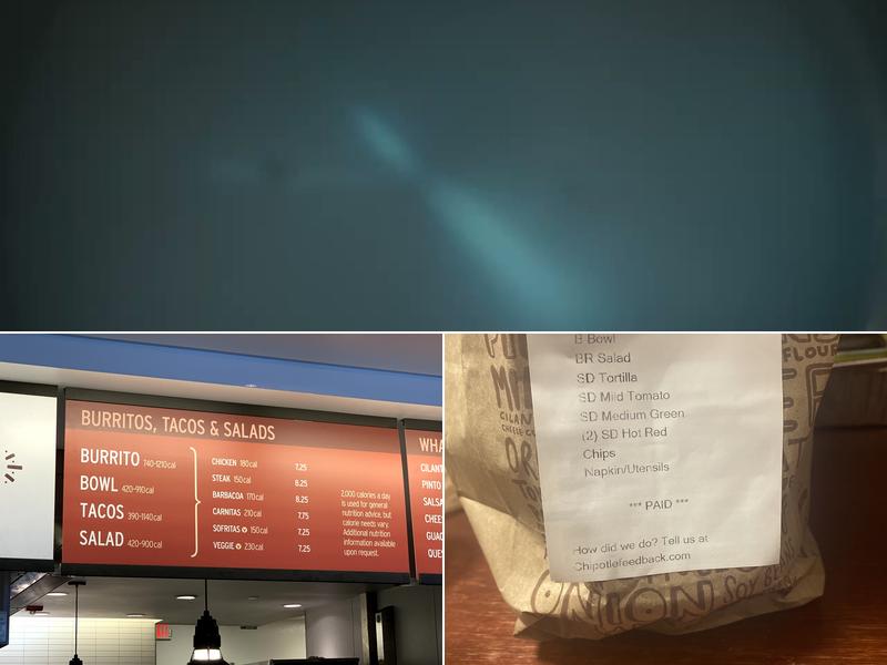 Chipotle Mexican Grill Menu