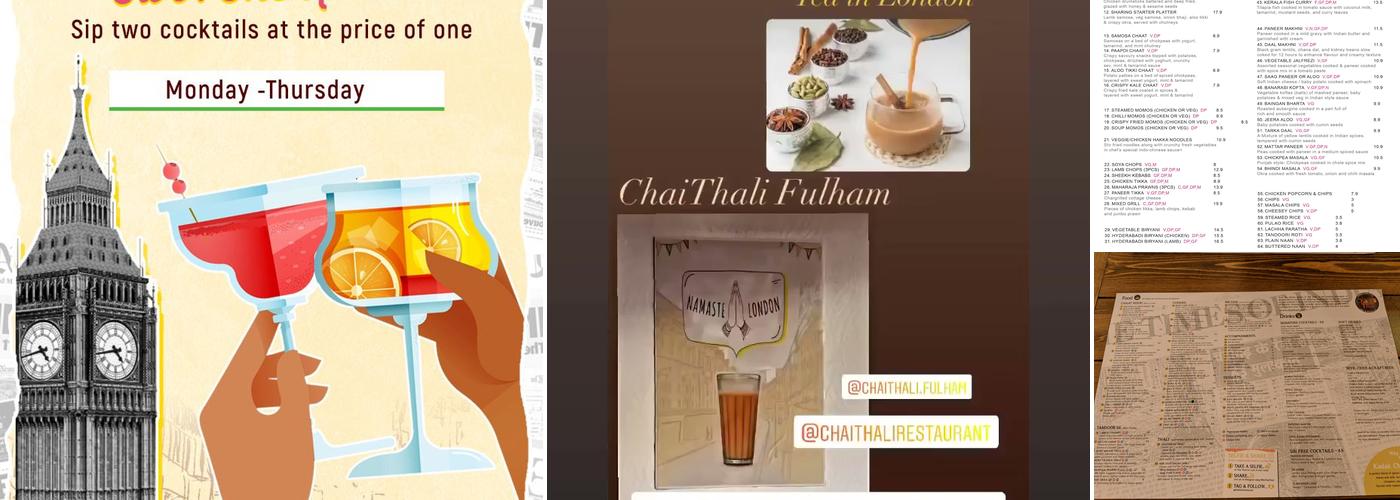 Chai Thali Fulham (Your Local Indian Kitchen) Menu