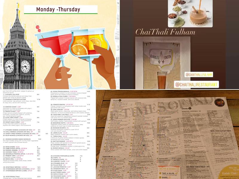 Chai Thali Fulham (Your Local Indian Kitchen) Menu