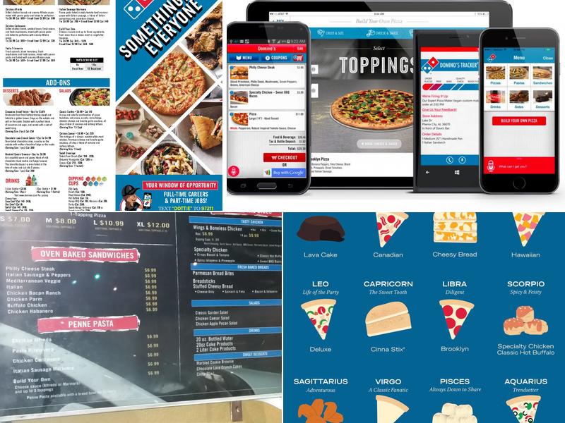 Domino's Pizza Menu