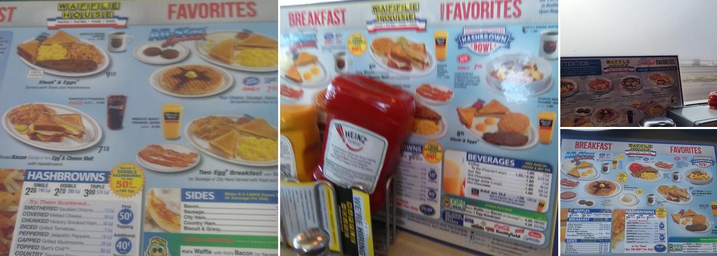 Waffle House Menu