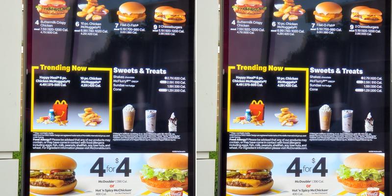 McDonald's Menu