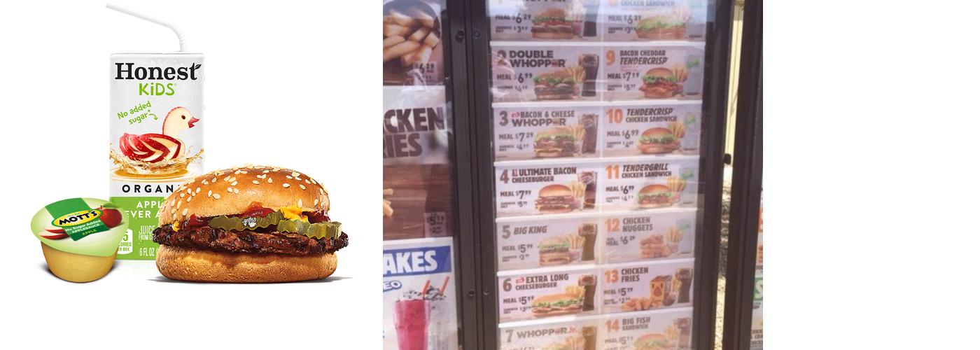 Burger King Menu