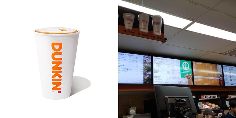 Dunkin' Menu