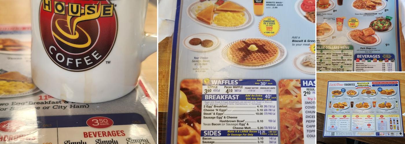 Waffle House Menu