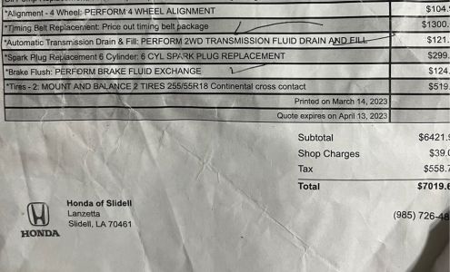 Honda of Slidell Parts Center