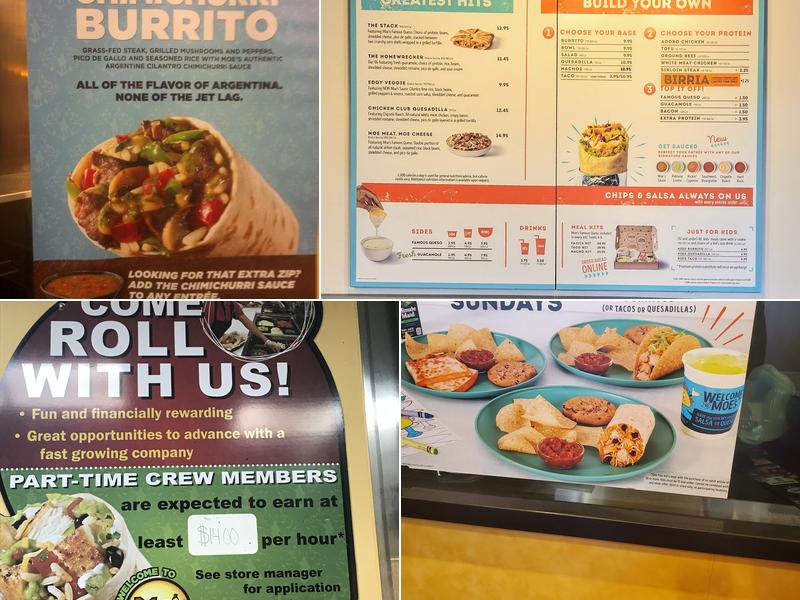 Moe's Southwest Grill Menu