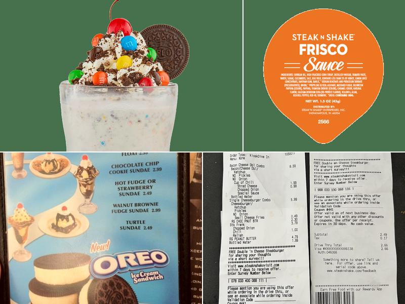 Steak 'n Shake Menu