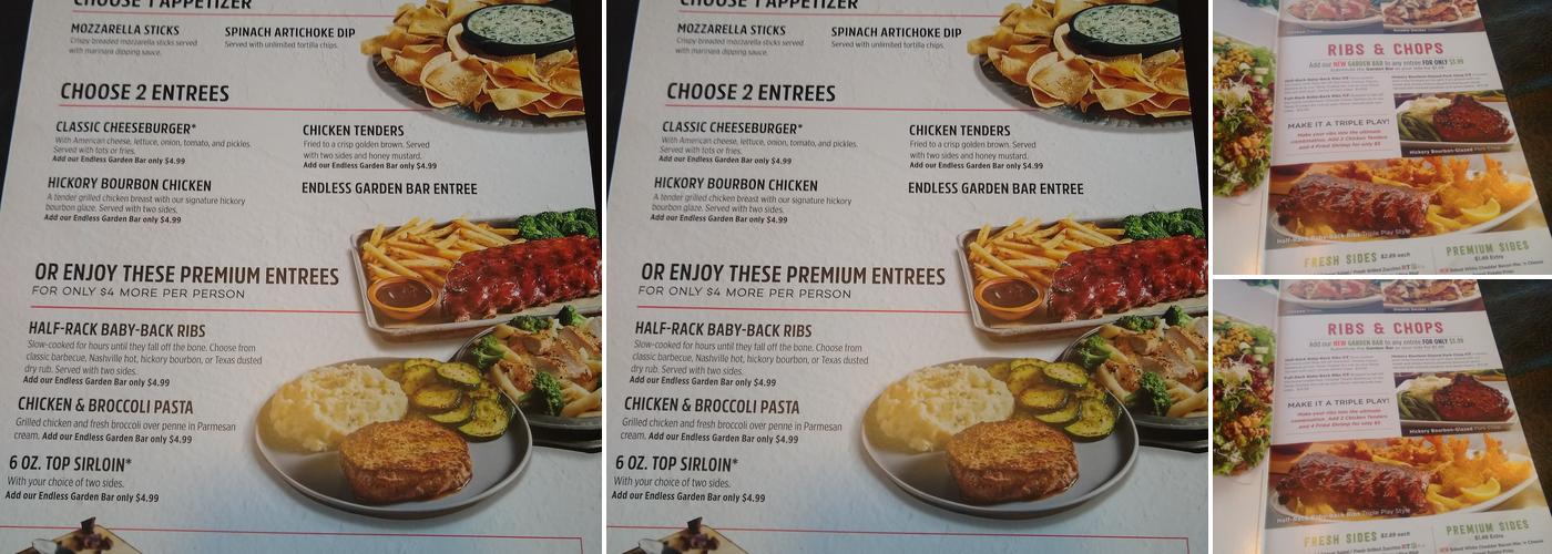 Ruby Tuesday Menu