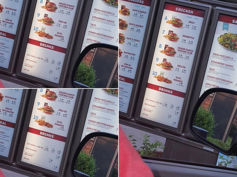 Wendy's Menu