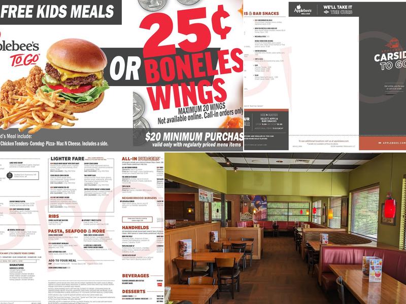 Applebee's Grill + Bar Menu
