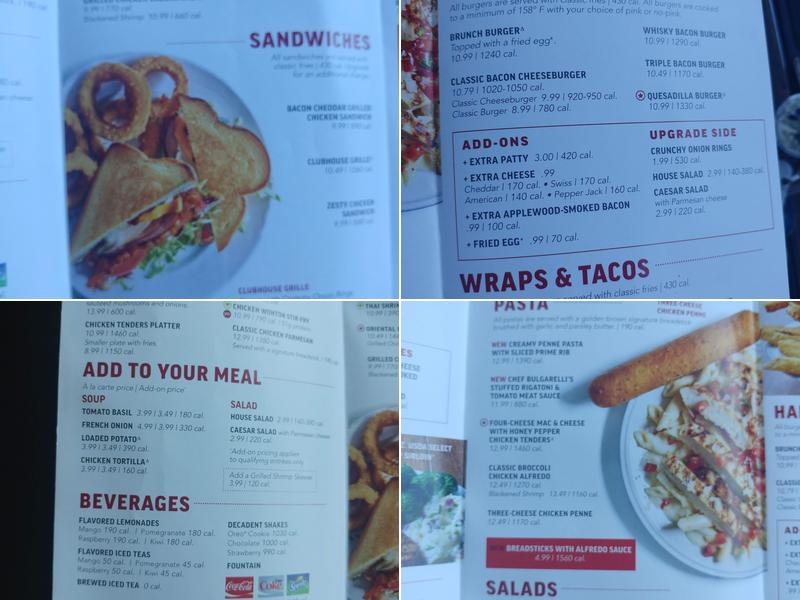 Zaxby's Chicken Fingers & Buffalo Wings Menu