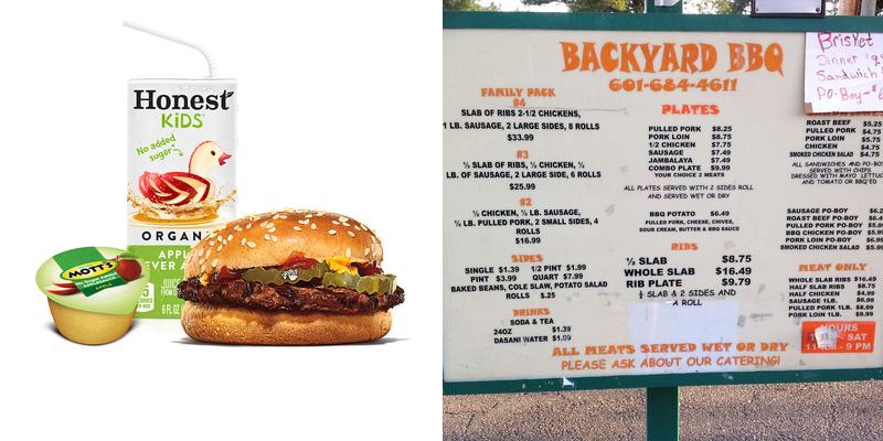 Burger King Menu