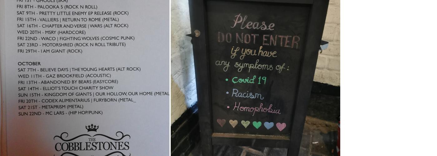 The Cobblestones Menu