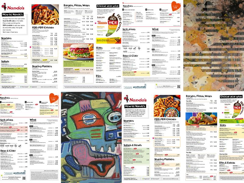 Nando's Edinburgh - Chambers Street Menu