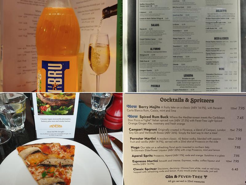 Pizza Express Menu