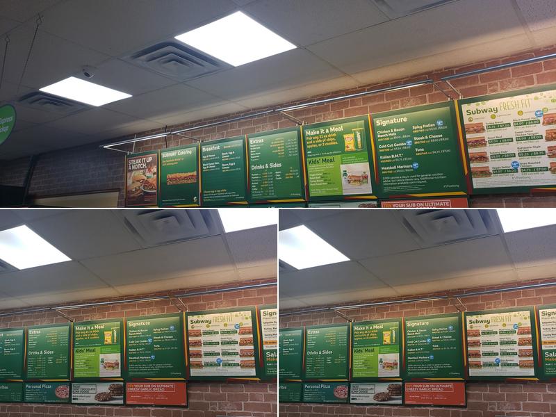 Subway Menu