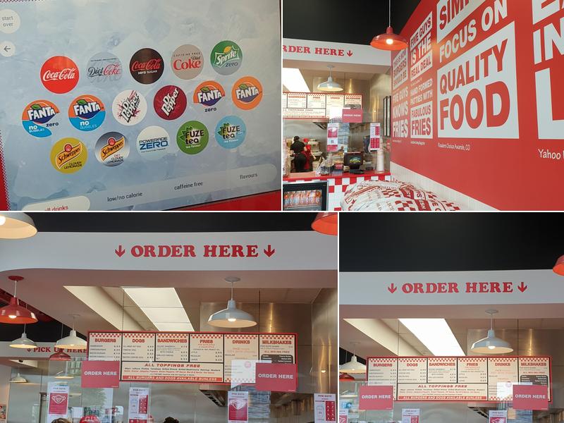 Five Guys Edinburgh Fountain Park Menu