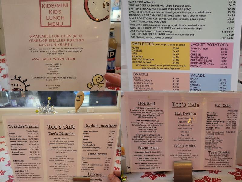 Alfreton Market Cafe Menu