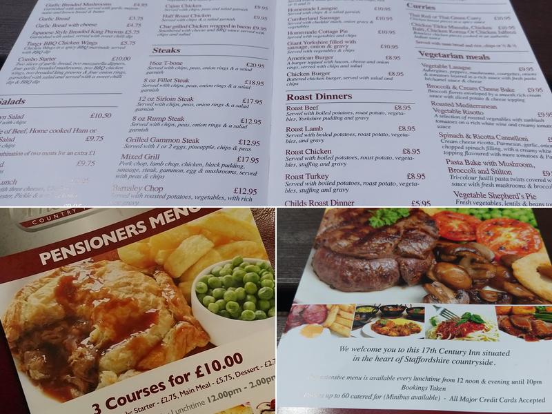 Log Cabins Menu